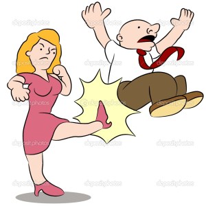 Artist's impression of fight