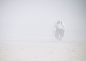 McGaharan on his way to the game