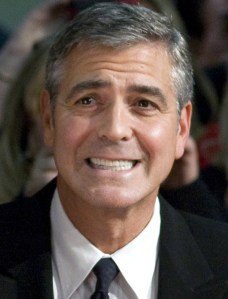 Clooney winces at song choice